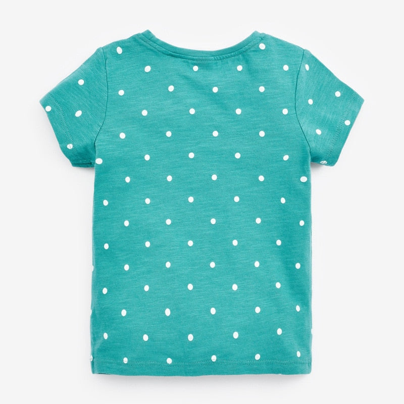 Cotton T-shirt Short Sleeve 2-7 Years