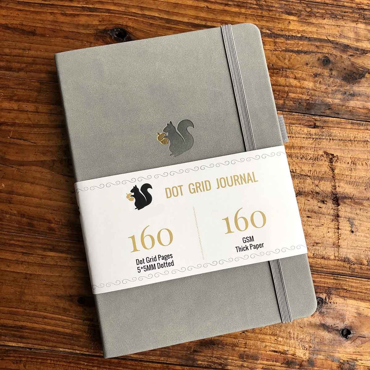 Bullet Journal Dot Grid Notebook 160 Pages 5x5