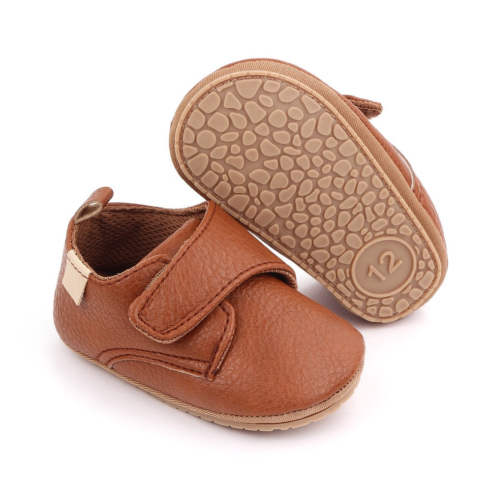 Retro Leather Baby Shoes