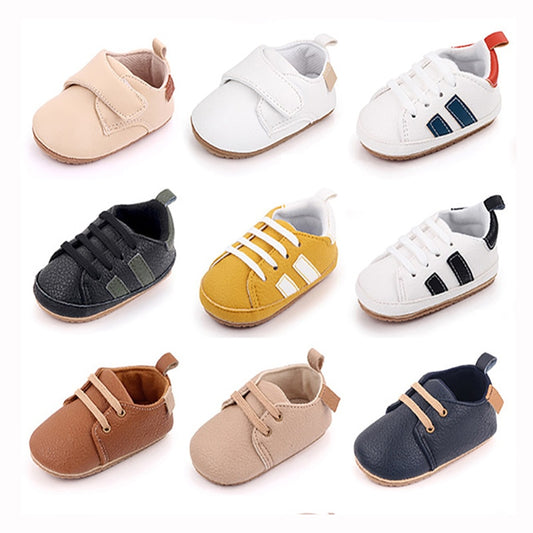 Retro Leather Baby Shoes