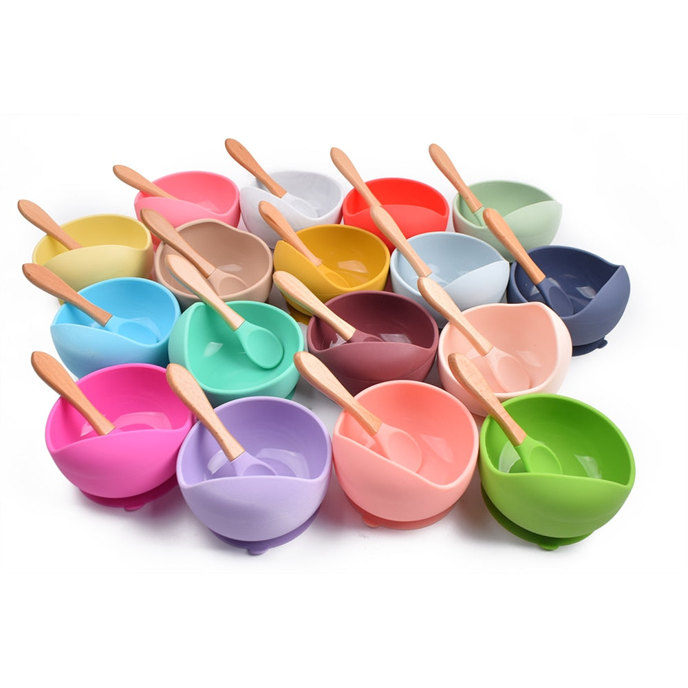 Silicone Baby Feeding Bowl