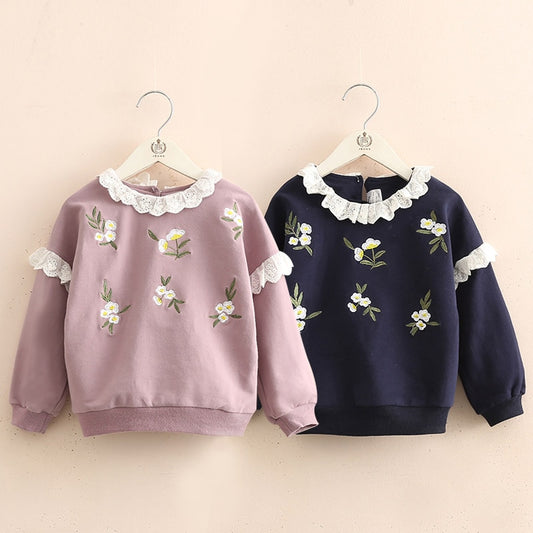 Girls Flower Jumper