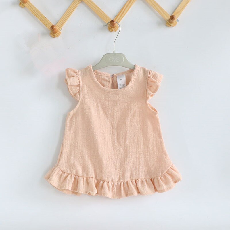 Ruffle Girls Cotton Top