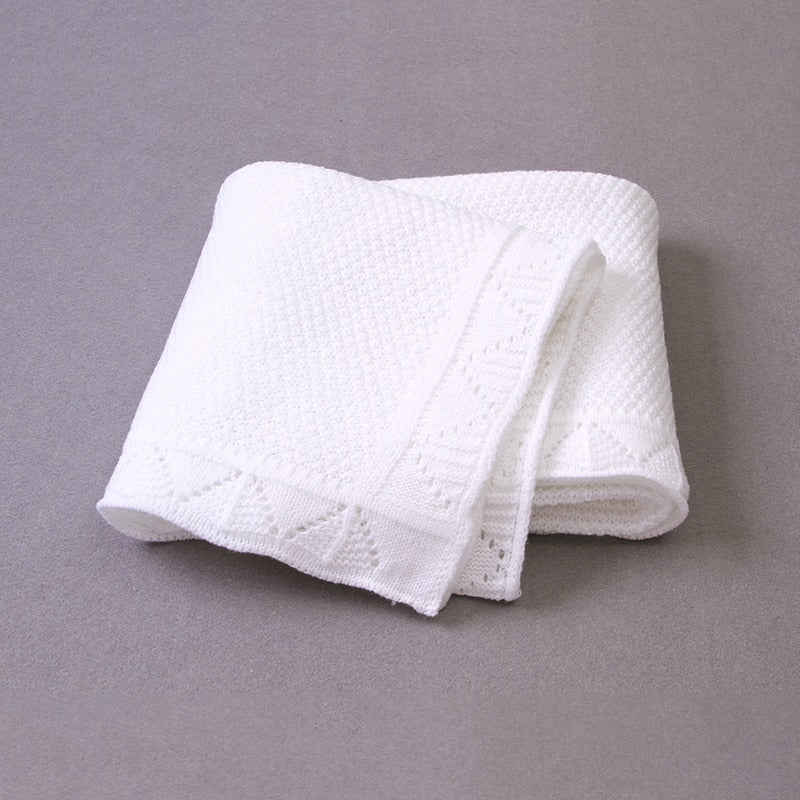 Knitted Newborn Swaddle Wrap 100*80cm