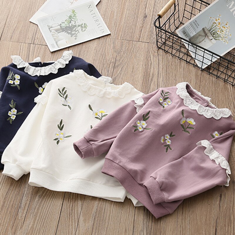 Girls Flower Jumper