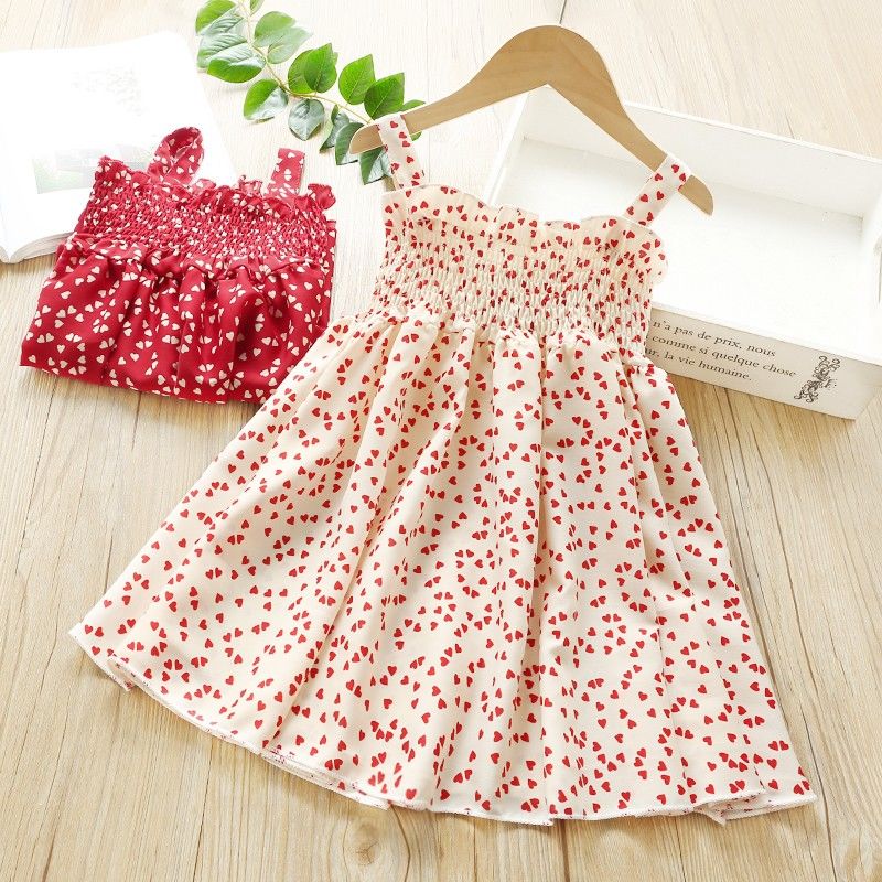 Girls Hearts Summer Dress