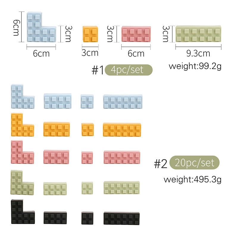 Silicone Stacking Blocks