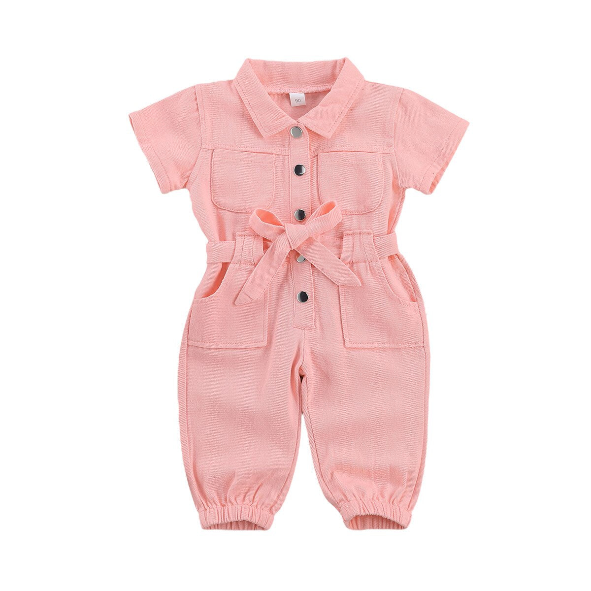 Girls Denim Jumpsuit