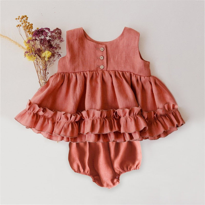 Baby Girl Romper Set