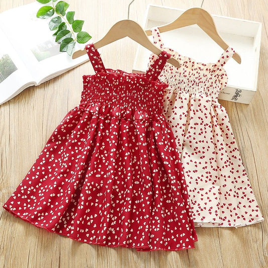 Girls Hearts Summer Dress