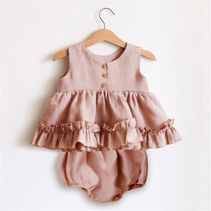 Baby Girl Romper Set