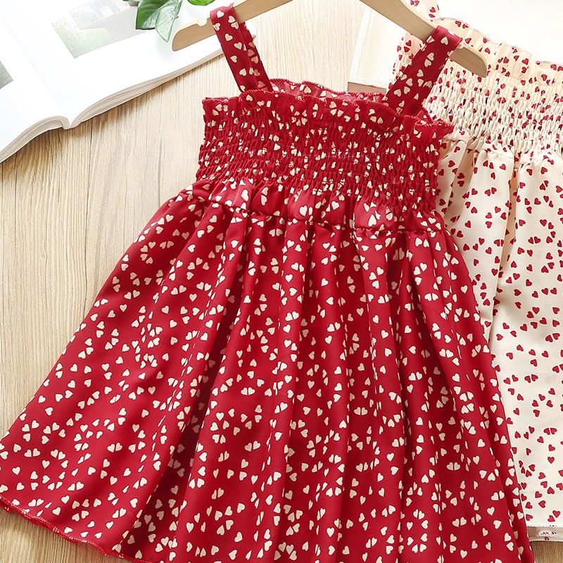 Girls Hearts Summer Dress