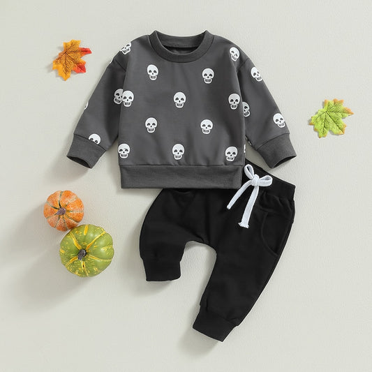 Boys Skull Tracksuit