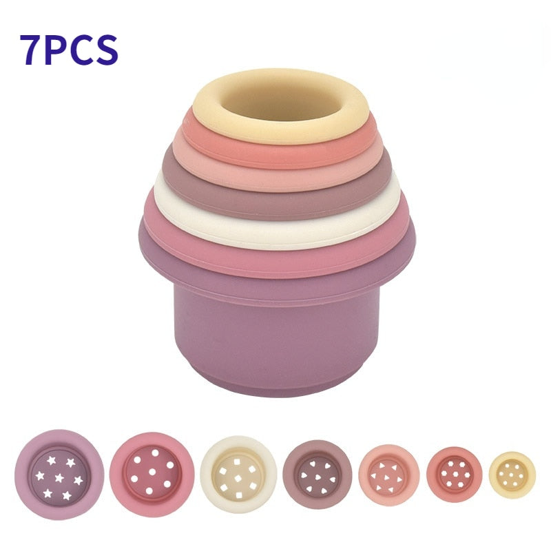 Silicone Stacking Cups