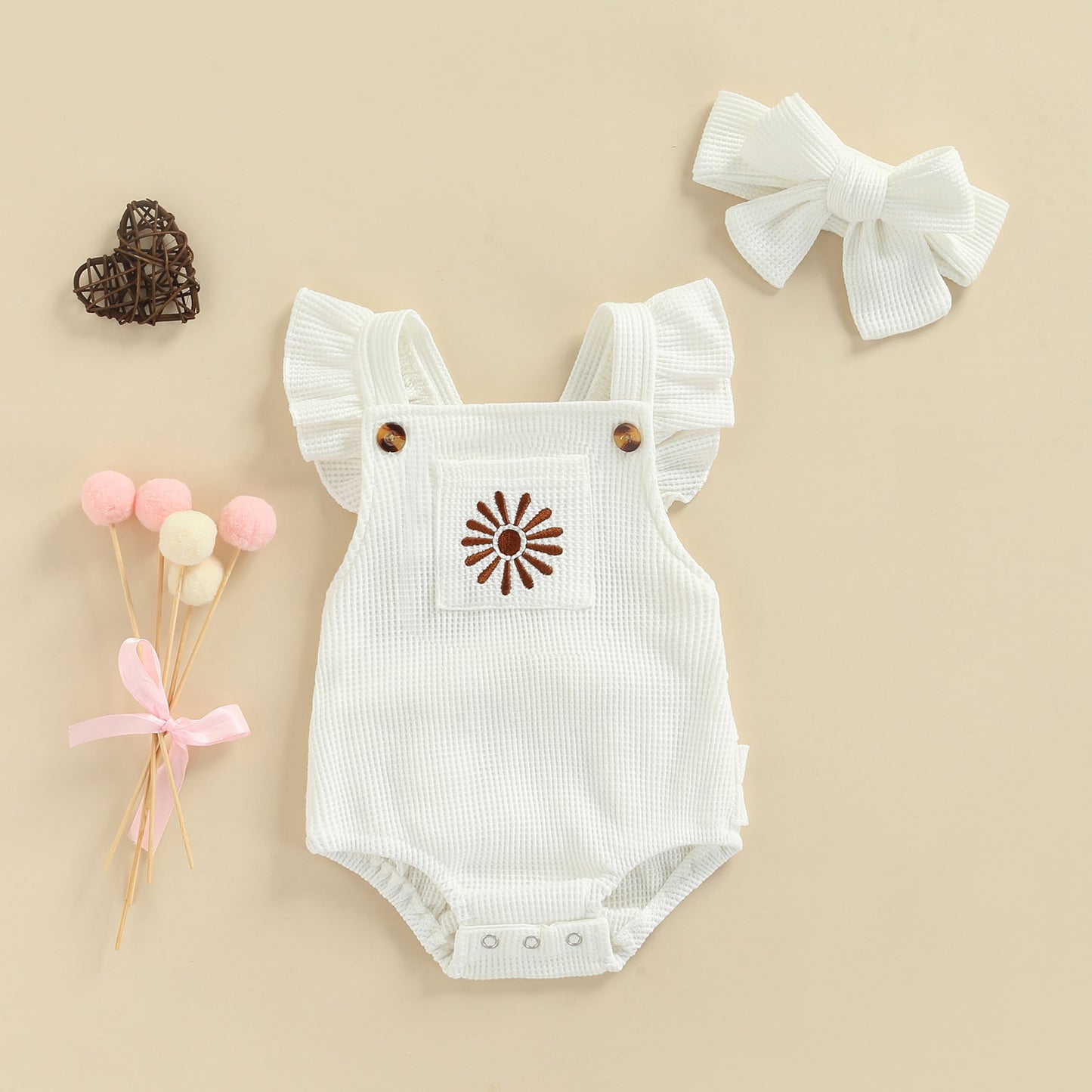 Sun Print Baby Romper