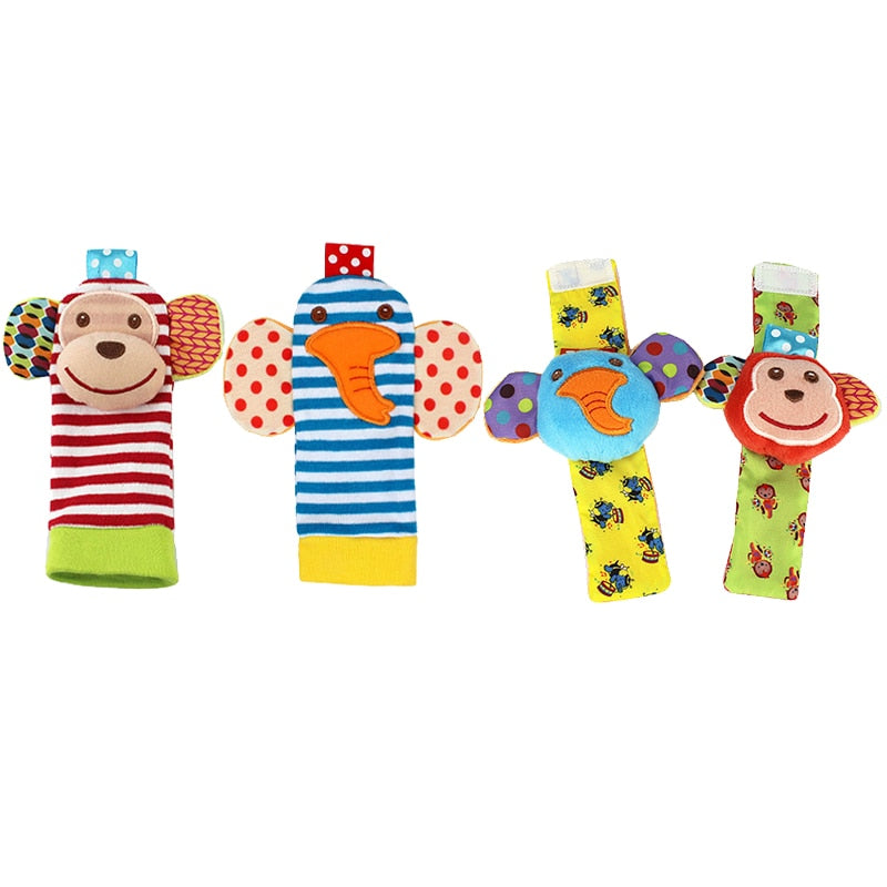 Baby Wrist Rattle Set