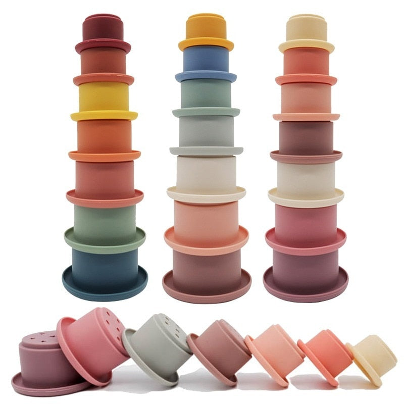 Silicone Stacking Cups