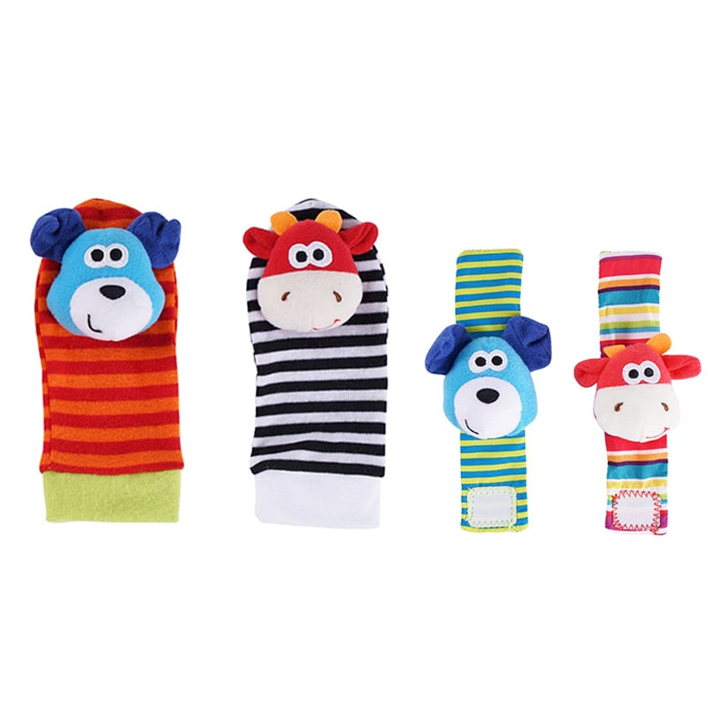 Baby Wrist Rattle Set