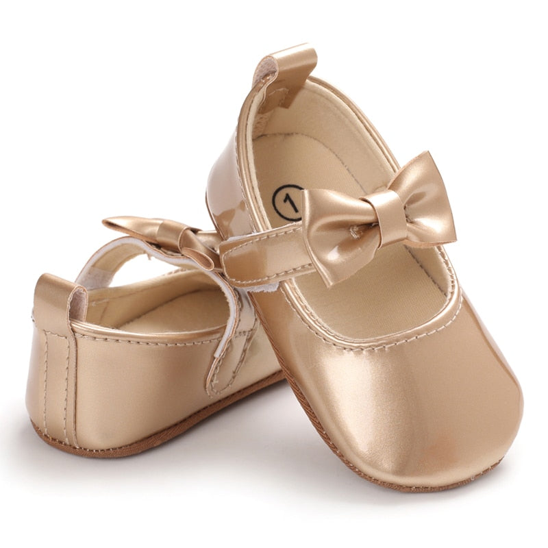 Bow Flat Baby Shoes 0-18M