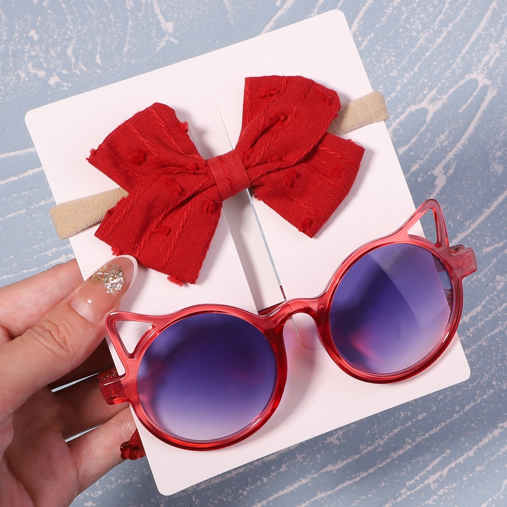 Children's Sunglasses And Hairband Set