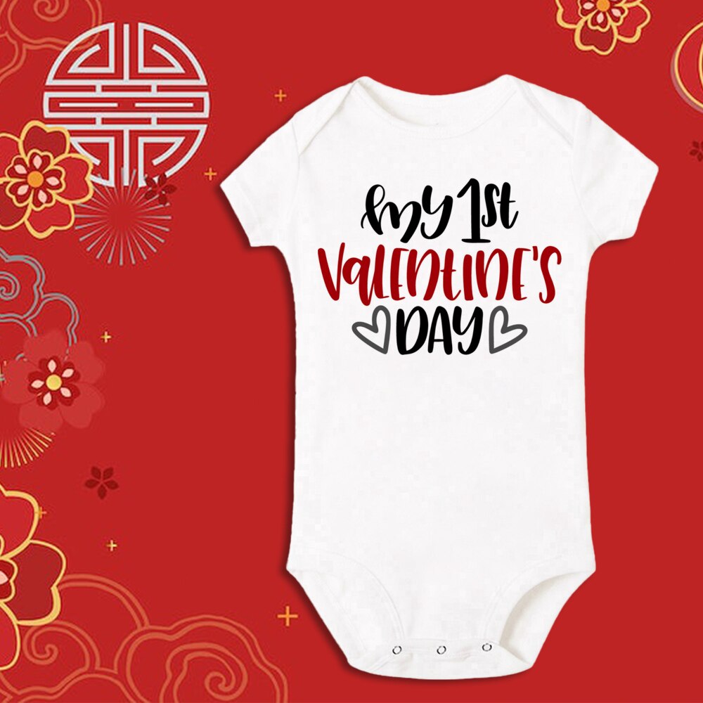 My First Valentine Baby Vest