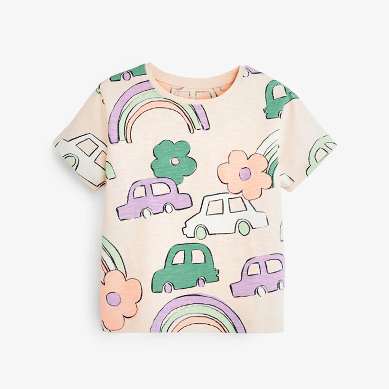 Cotton T-shirt Short Sleeve 2-7 Years