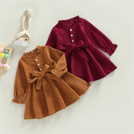 Girls Corduroy Dress