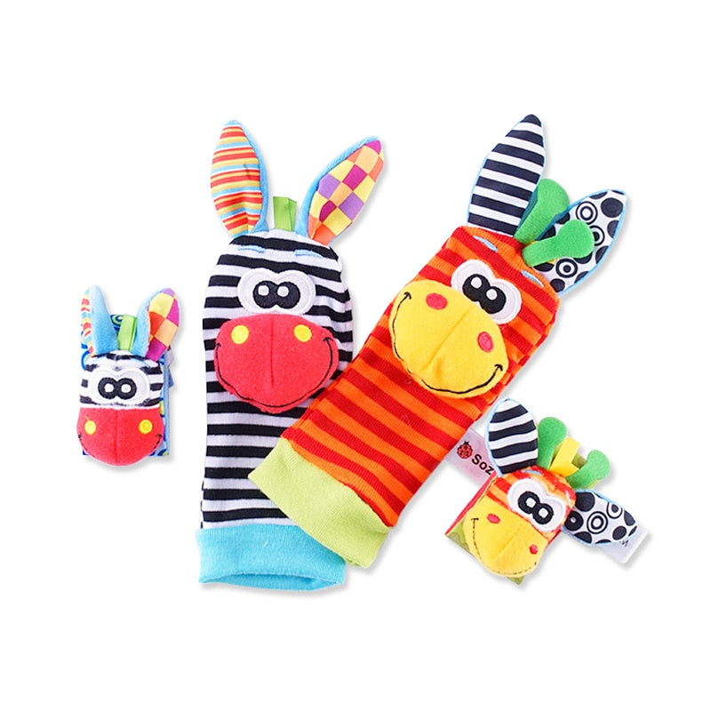 Baby Wrist Rattle Set