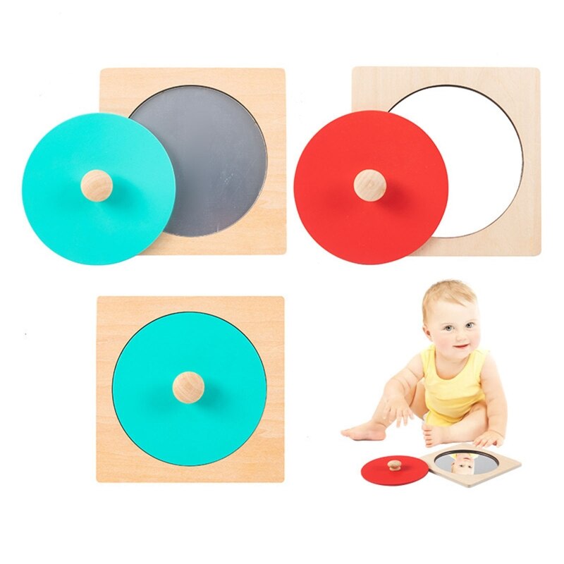 Wooden Baby Montessori Mirror