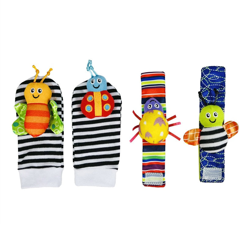 Baby Wrist Rattle Set