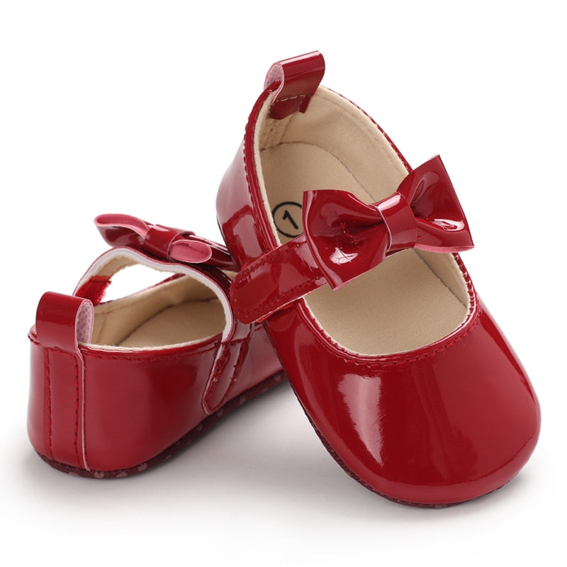 Bow Flat Baby Shoes 0-18M