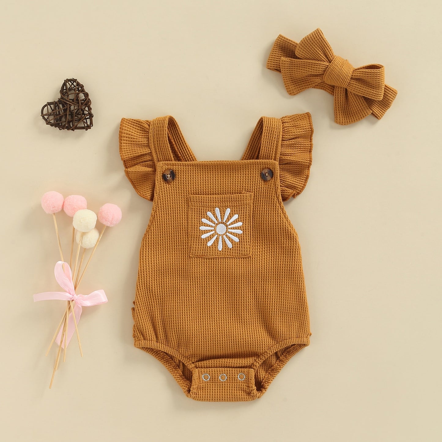 Sun Print Baby Romper