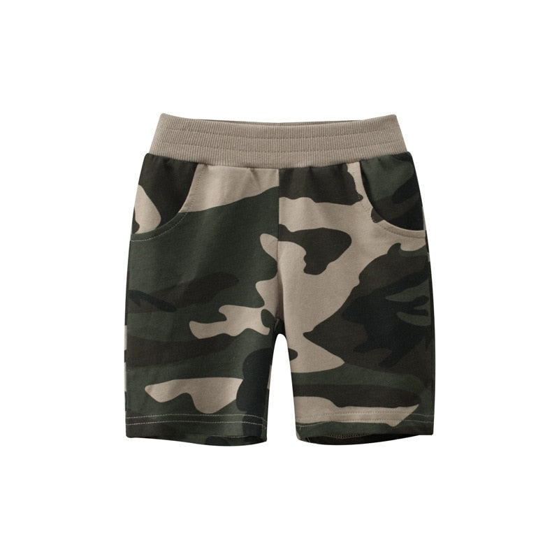 Boys Camouflage Tops and Short Set