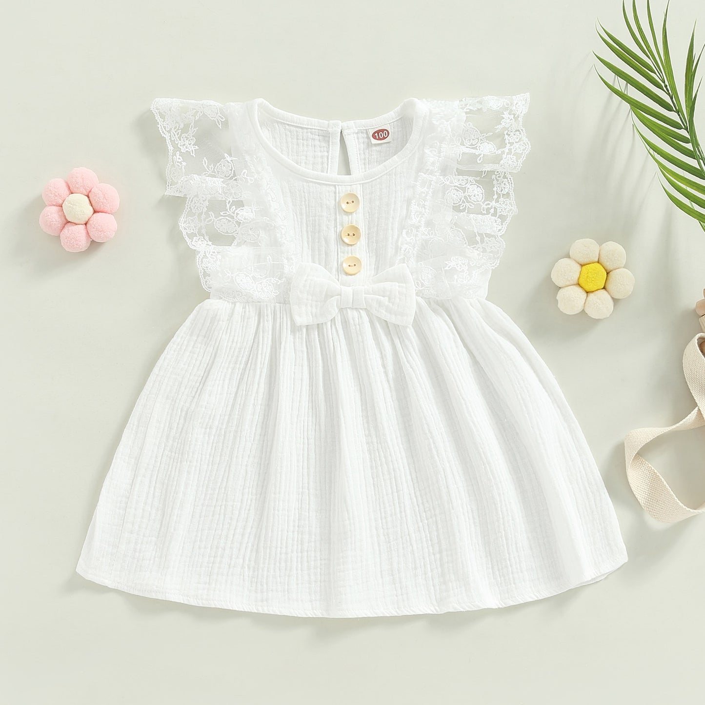 Girls Ruffle Summer Dress