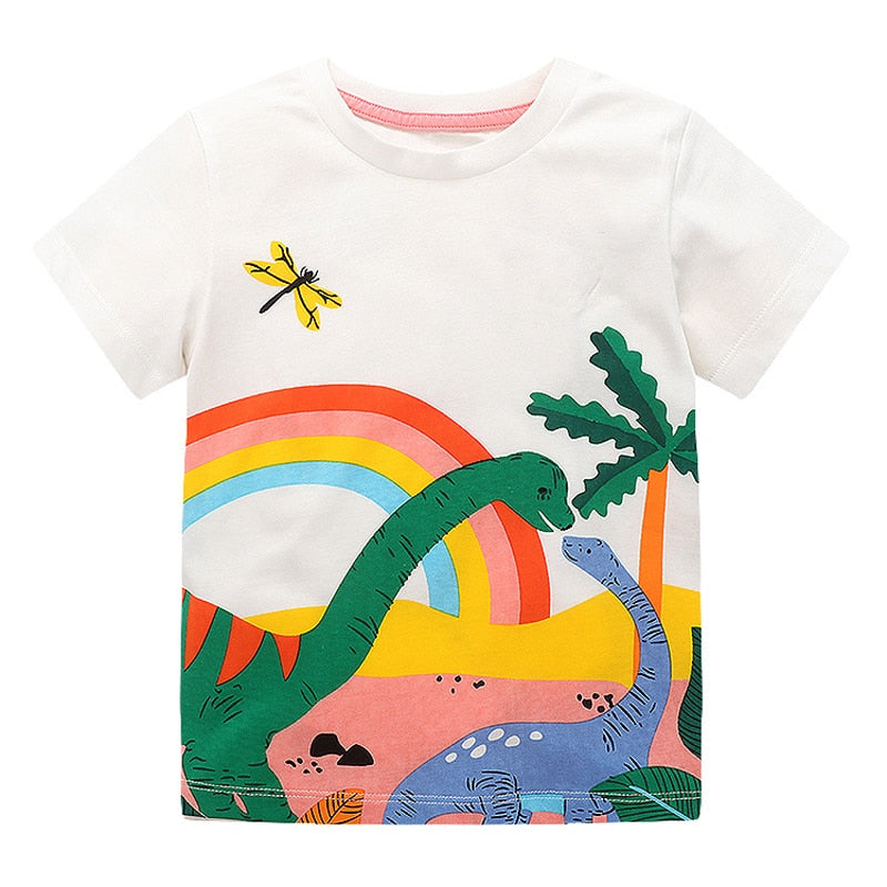 Cotton T-shirt Short Sleeve 2-7 Years