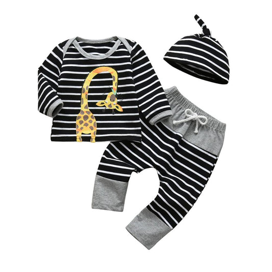 Giraffe Long Sleeve Clothing Set