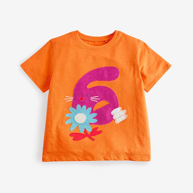 Cotton T-shirt Short Sleeve 2-7 Years