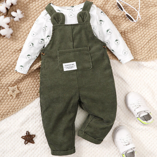 Baby Boy Bear Romper