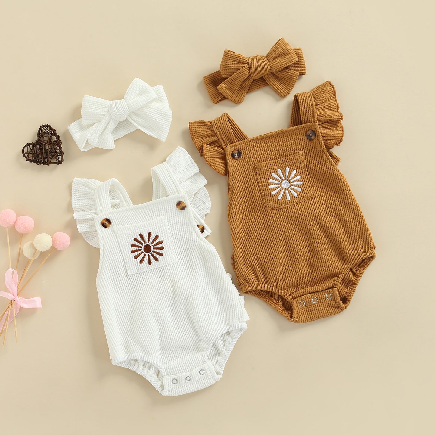 Sun Print Baby Romper