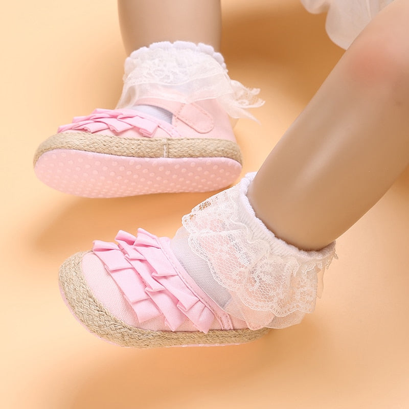 Bow Flat Baby Shoes 0-18M