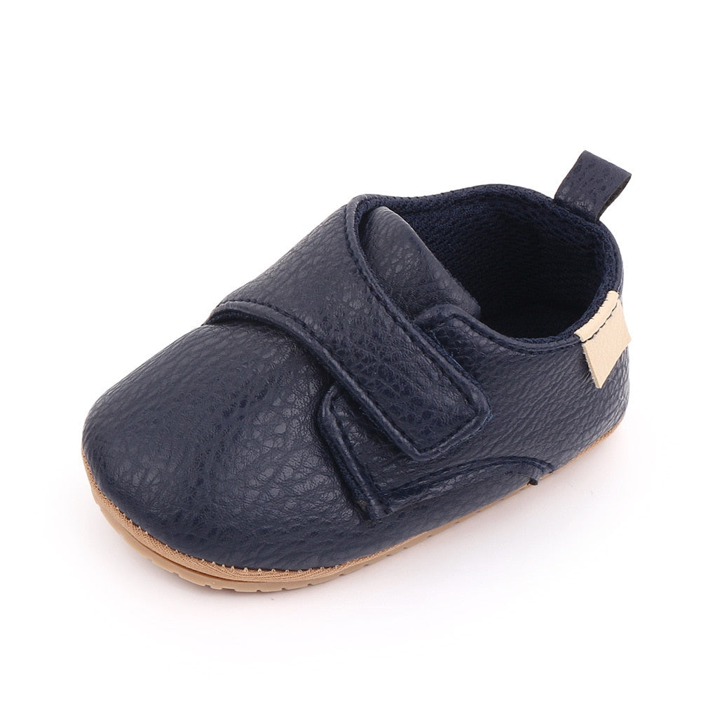 Leather Rubber Sole Anti-slip 0-18 Months