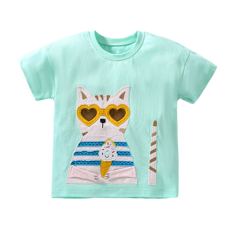 Cotton T-shirt Short Sleeve 2-7 Years