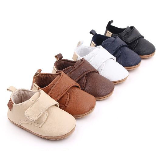 Leather Rubber Sole Anti-slip 0-18 Months