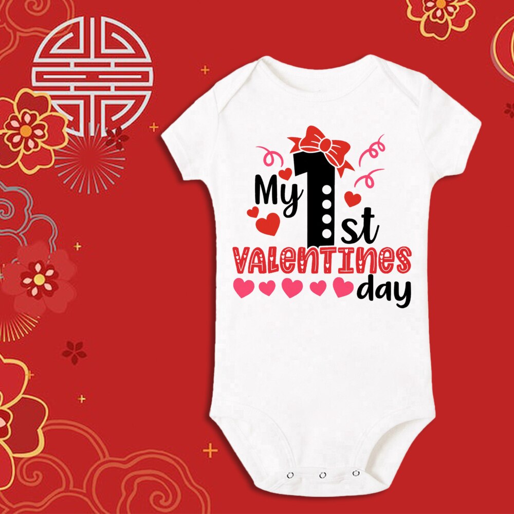 My First Valentine Baby Vest