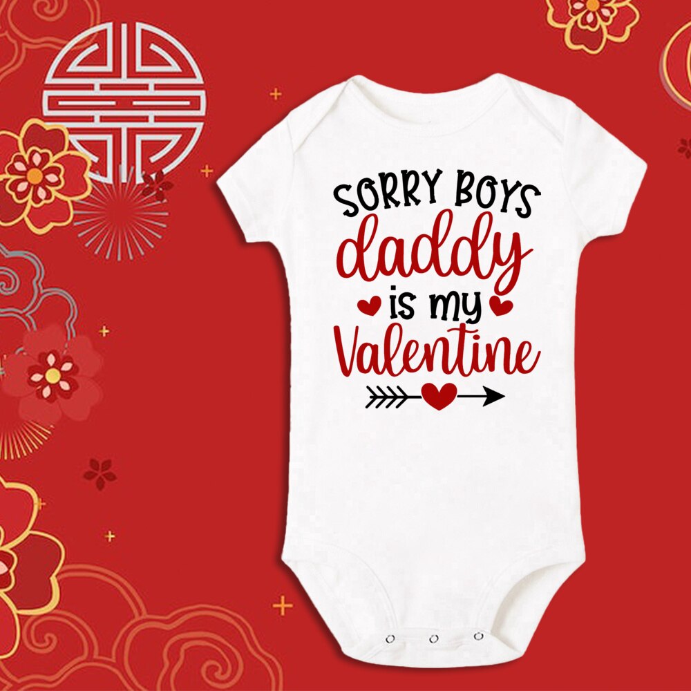 My First Valentine Baby Vest