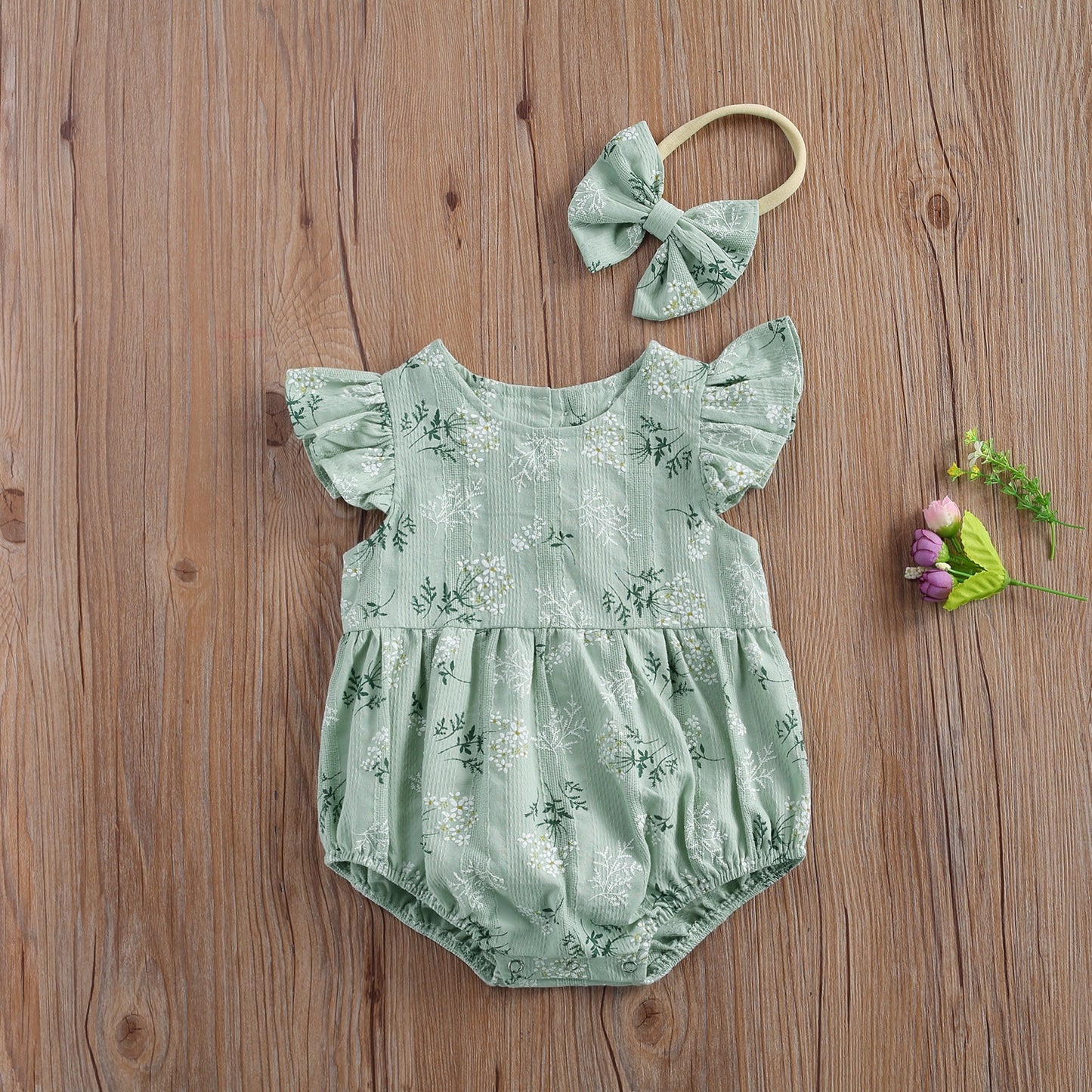 Baby Girl Ruffle Romper