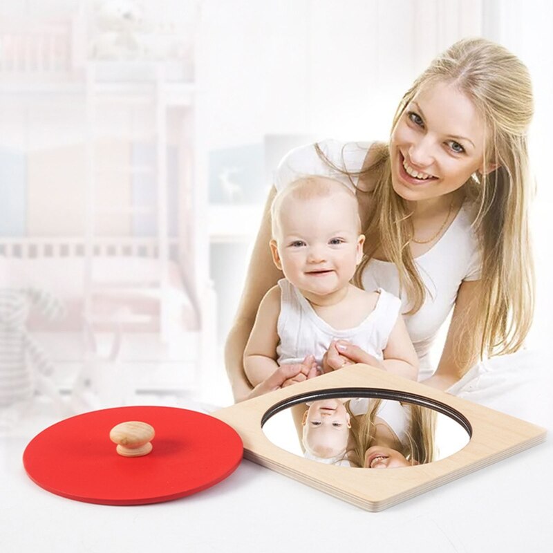 Wooden Baby Montessori Mirror