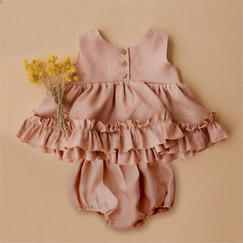 Baby Girl Romper Set