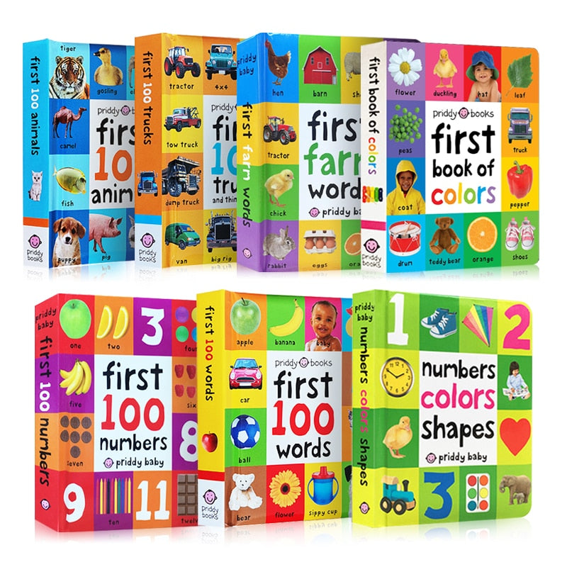 First 100 Animals Words Book for Kids