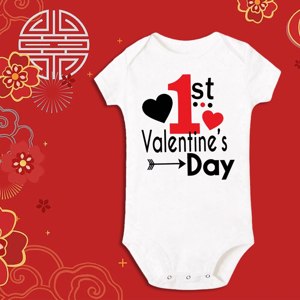 My First Valentine Baby Vest